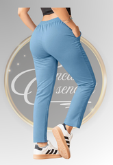 Pantalón Celeste Tiro Alto MP | Encanto Esencial