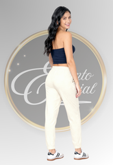 Conjunto Bicolor Top + Jogger MP | Encanto Esencial