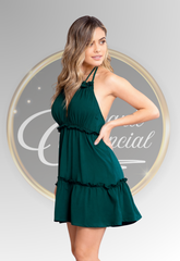 Vestido Verde Botella Atypical | Encanto Esencial