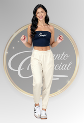Conjunto Bicolor Top + Jogger MP | Encanto Esencial